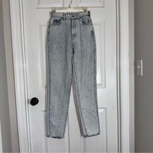 Lee Women's Vintage Stonewashed Acid Washed Straight Leg Jeans